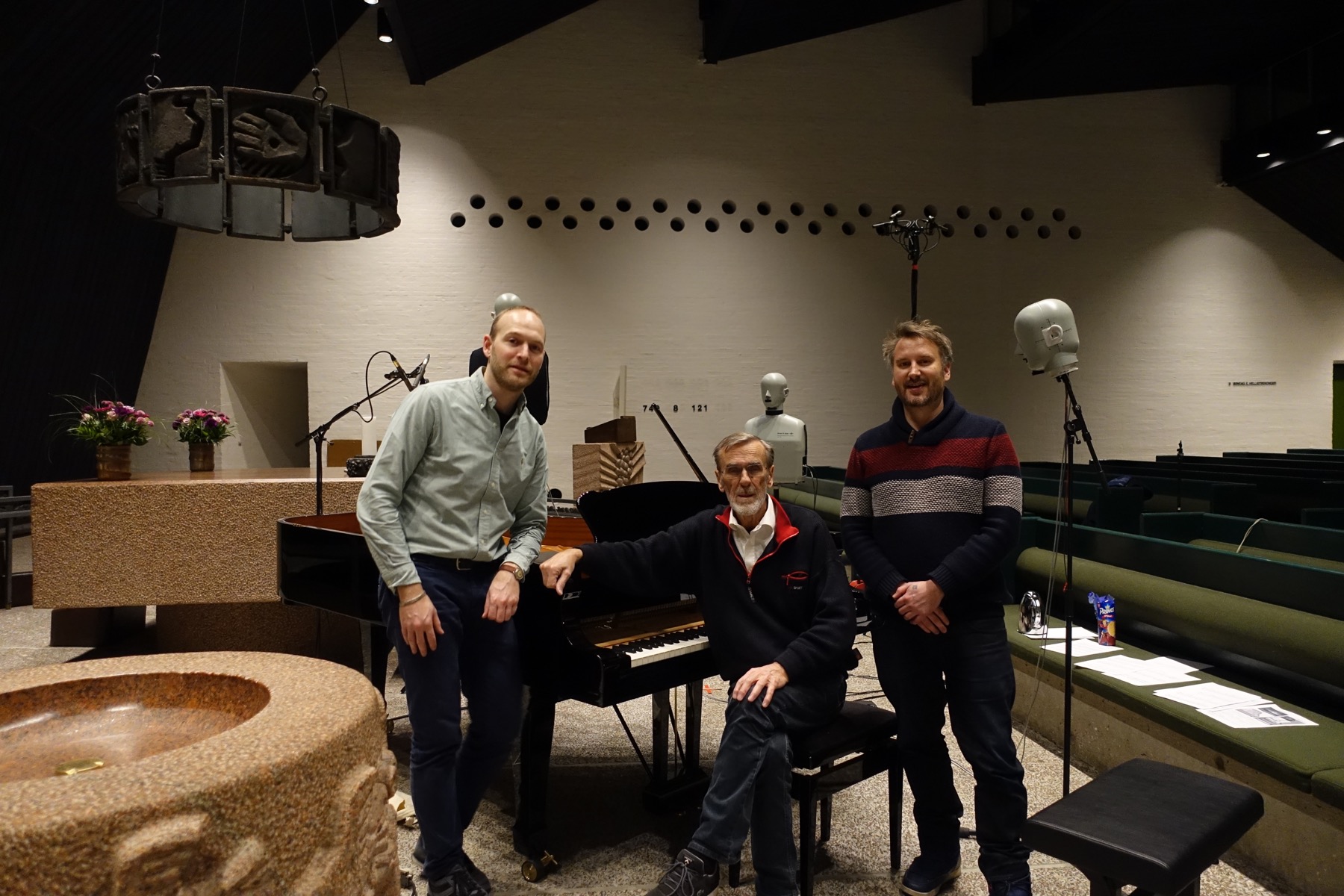 Lyden: arne bock, erik kaltoft og kristian rymkier